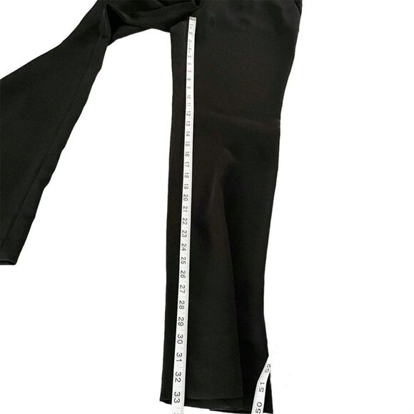 The Reset R Label Black Straight Pull On Elastic Waist Pants with Pockets M - Picture 7 of 9